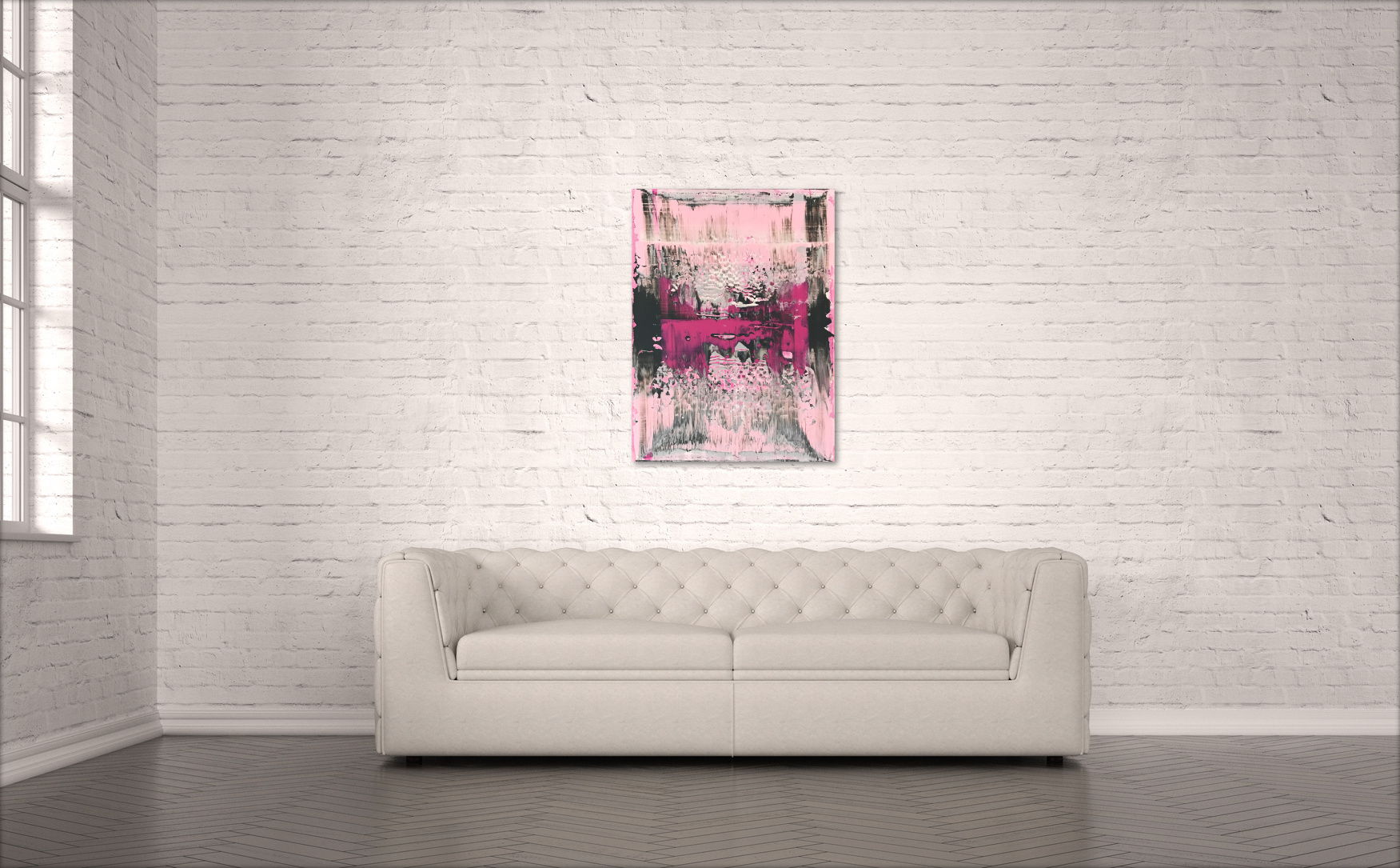 Kunstwerk Believe in Pink